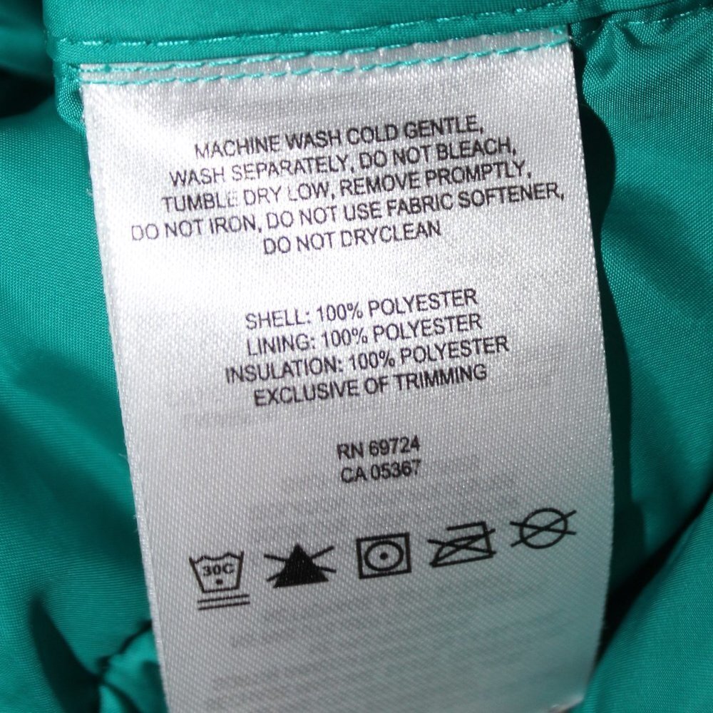 Columbia Sportswear Company X-Small Lightweight Green Down Jacket - Picture 12 of 14